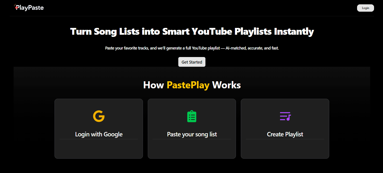 Generate YT playlist with ease of AI